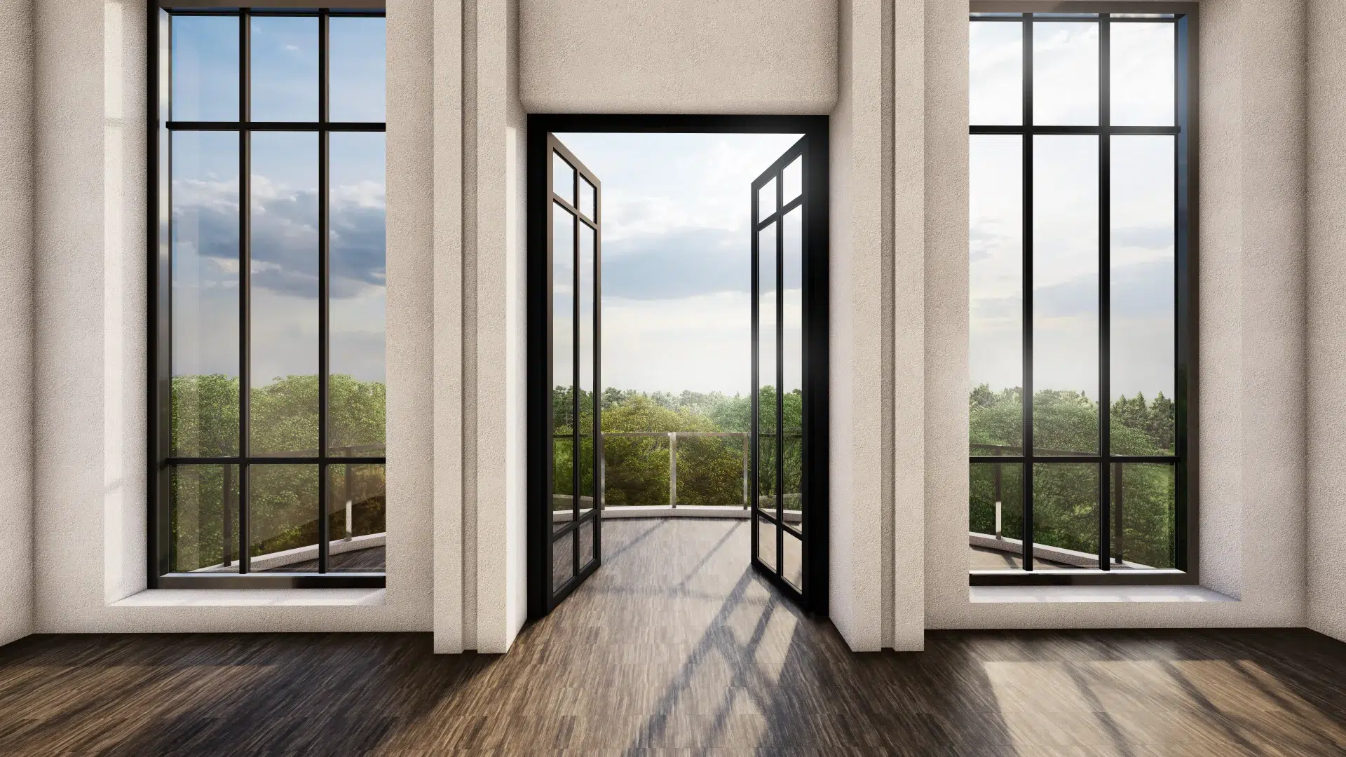 VLX 100 Double Swing / French Door in Hollywood, FL | Sightline Windows & Doors Hollywood - detail 1