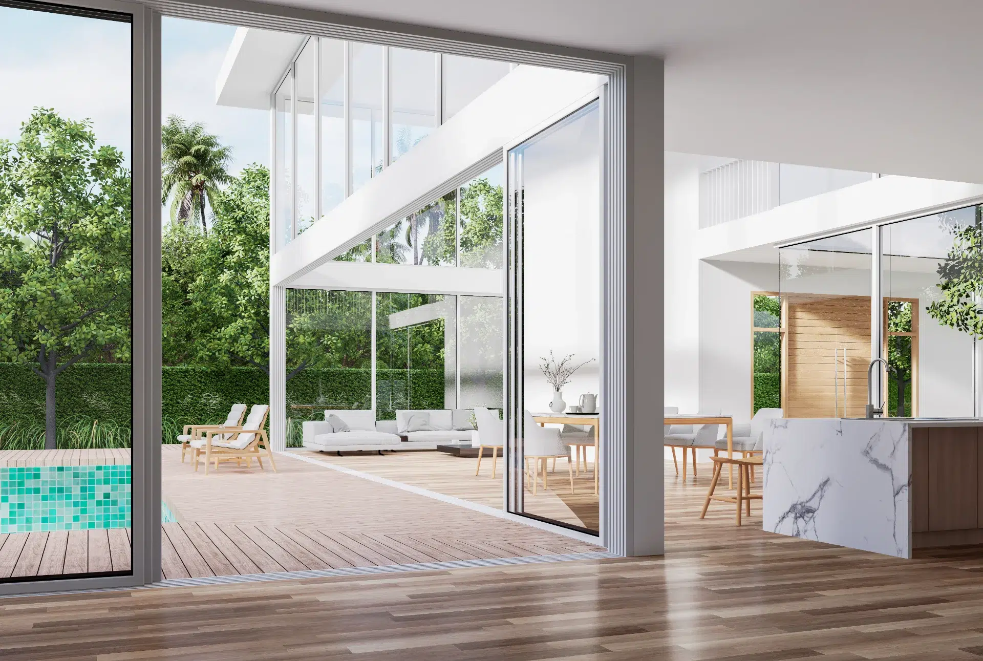 VLX 138 Panoramic Sliding Door in Hollywood, FL | Sightline Windows & Doors Hollywood - detail 1